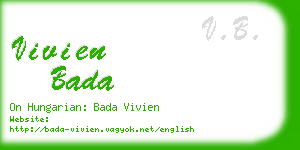 vivien bada business card